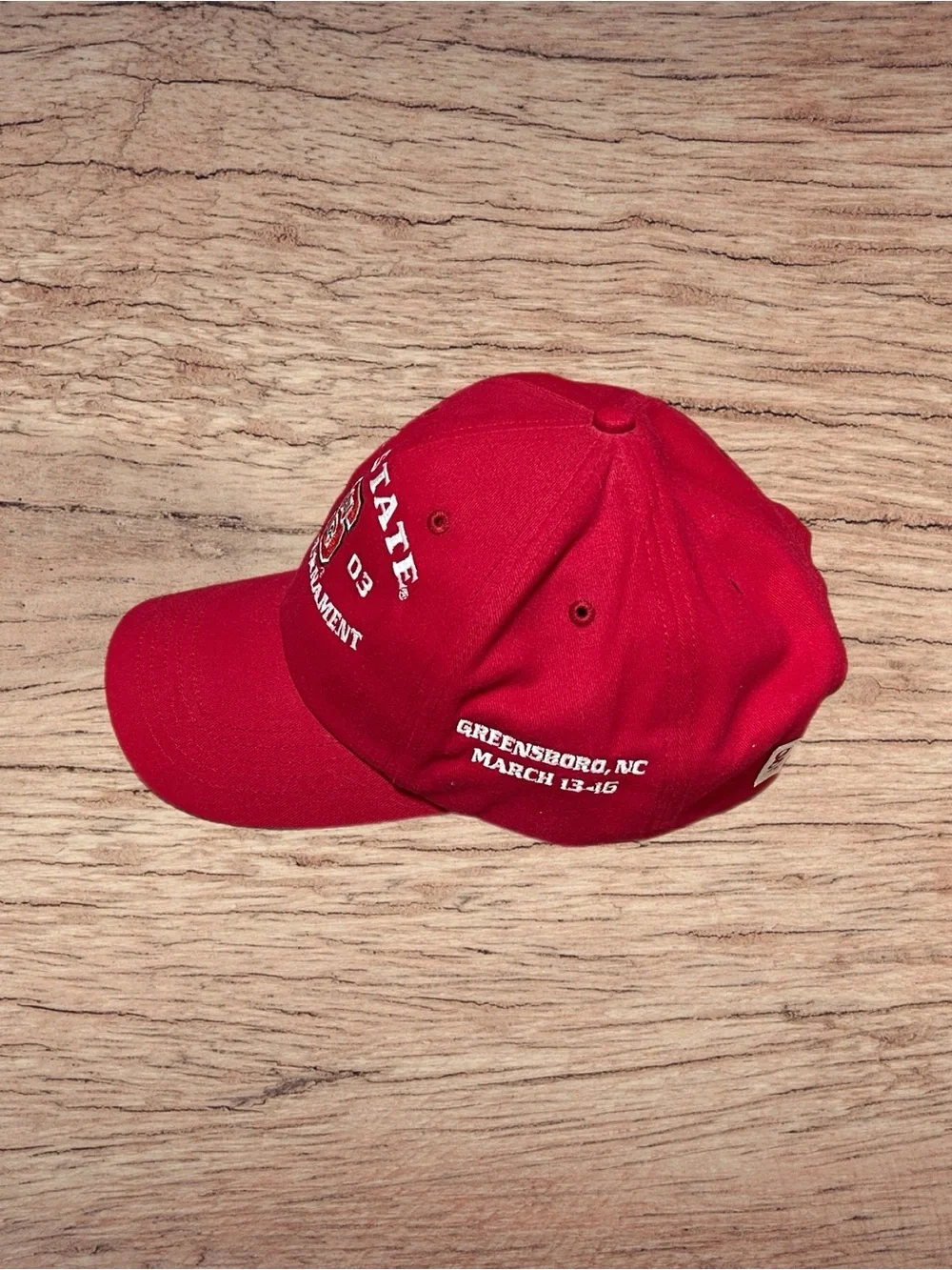 Y2K NC STATE WOLFPACK 2003 Embroidered Hat